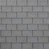 TEGOLA Střešní šindel PREMIUM LINE RECTANGULAR 053 Light grey, cena za m2